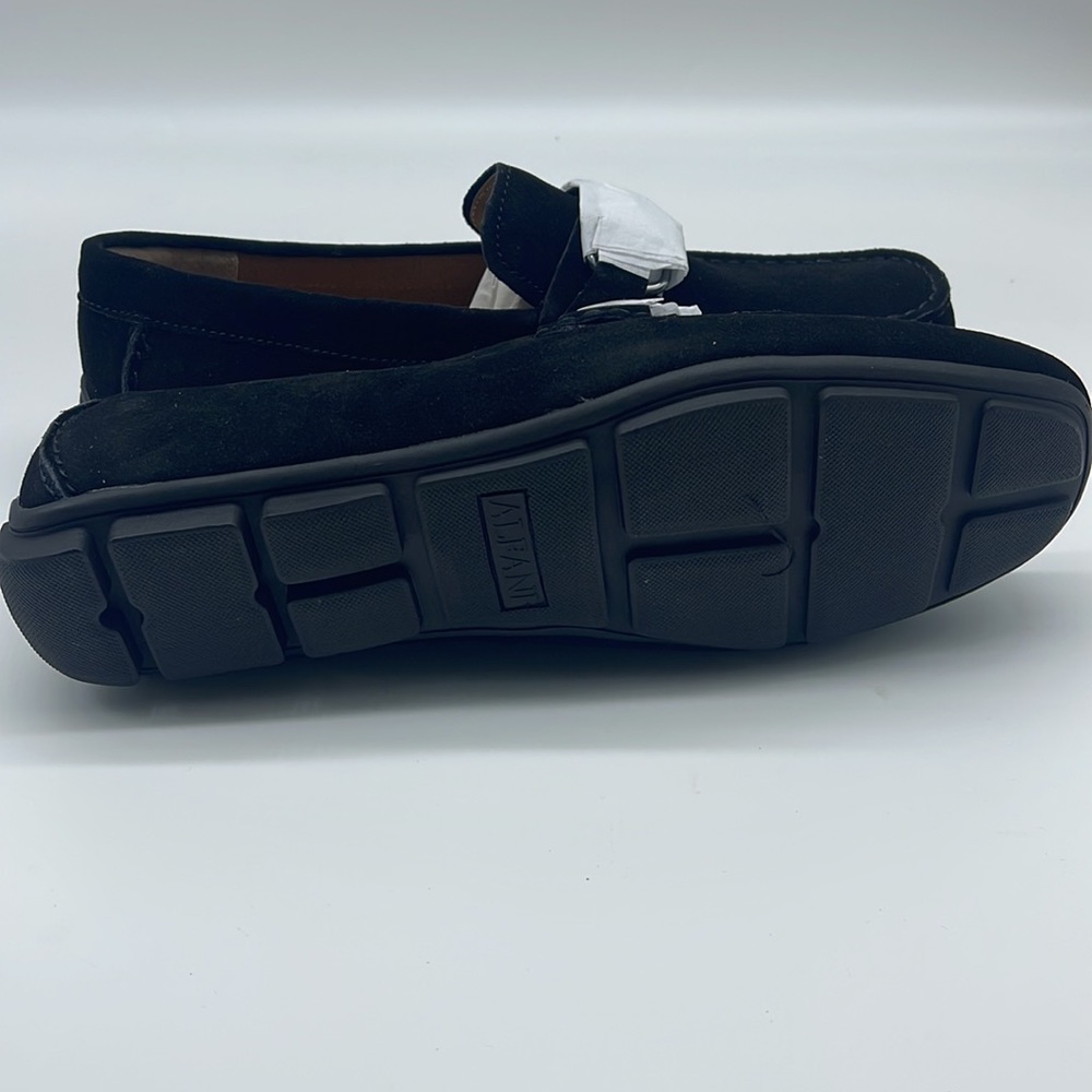 Alfani Womens James Leather Square Toe Loafers, Black 8/.5 w - Picture 9 of 16